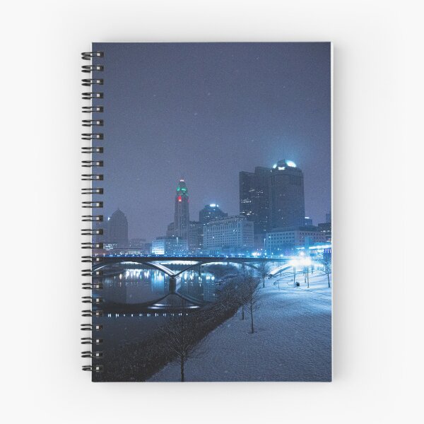 Item preview, Columbus, Ohio Skyline Snowing designed and sold by Drew Shaffer.