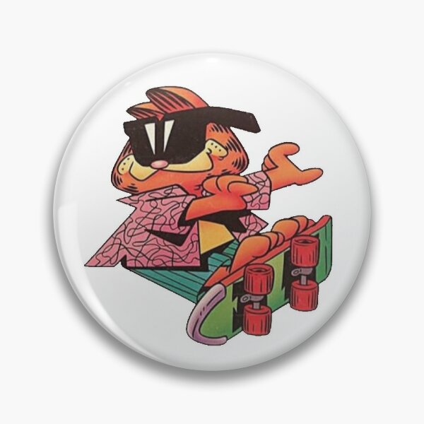 Swag Skater Garfield  Pin