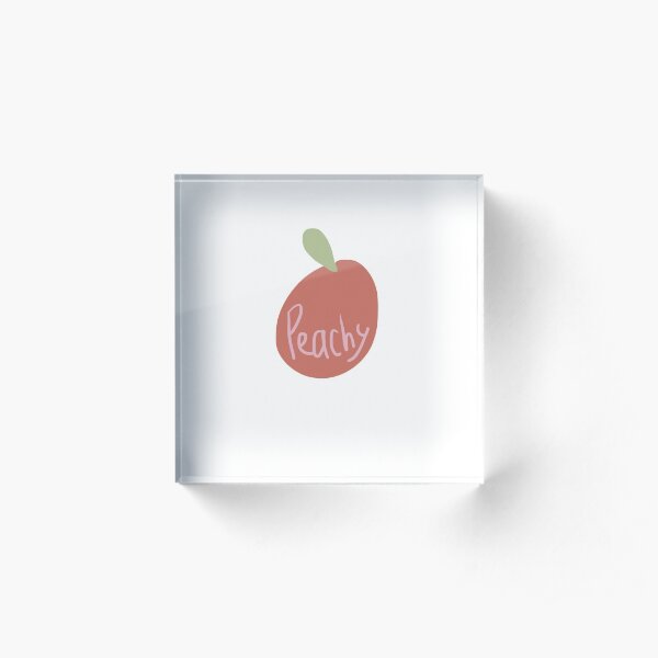 Peachy peach Acrylic Block