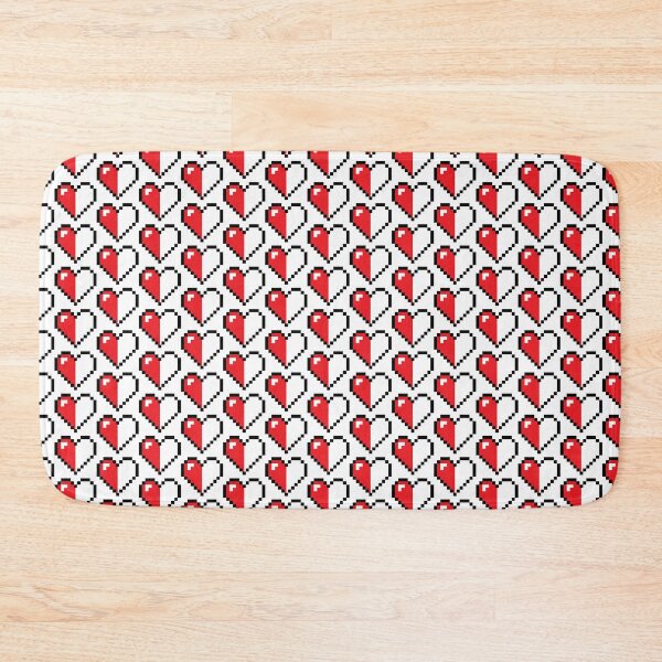 Item preview, Half-Full Pixel Heart designed and sold by austenrose.