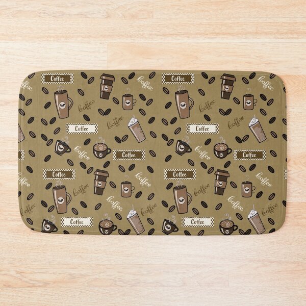 Item preview, Coffee cups pattern designed and sold by iCraftCafe.