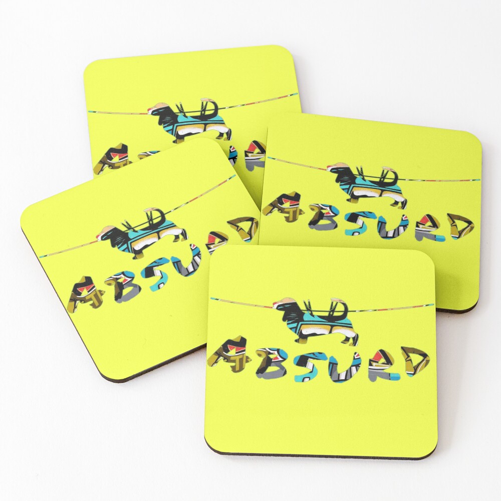 Item preview, Coasters (Set of 4) designed and sold by Go-Stomp.