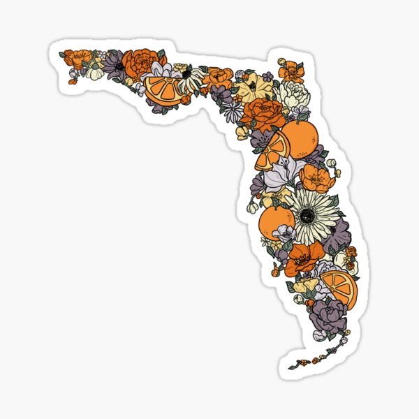 Item preview, Flowers and Oranges || Florida designed and sold by Elizabeth Rayes.