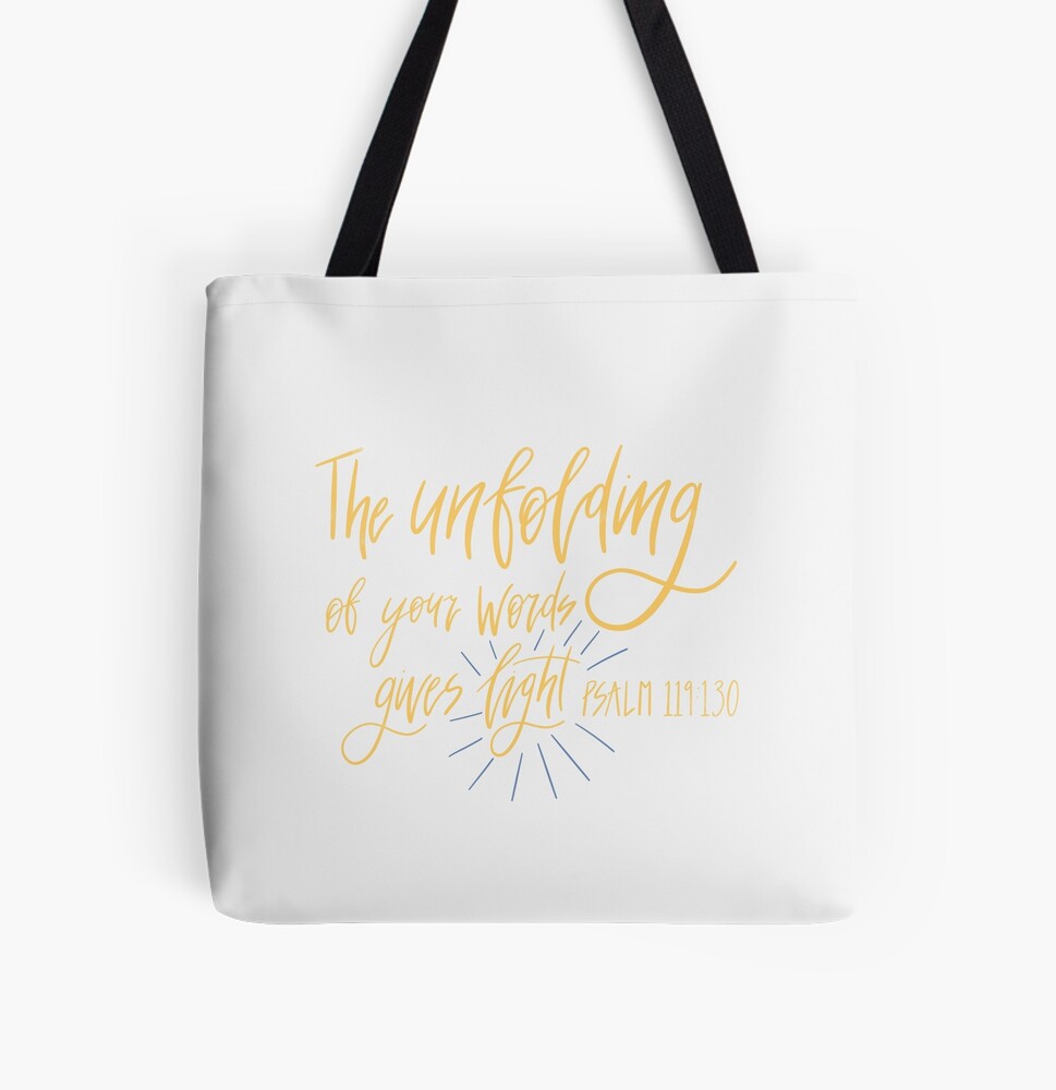 Unfolding of Your Words {Tote Bag} Unfolding of Your Words {Tote Bag}