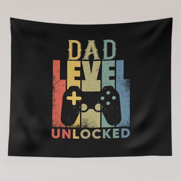 Item preview, Mens Pregnancy Announcement Dad Level Unlocked designed and sold by thegoodplan.