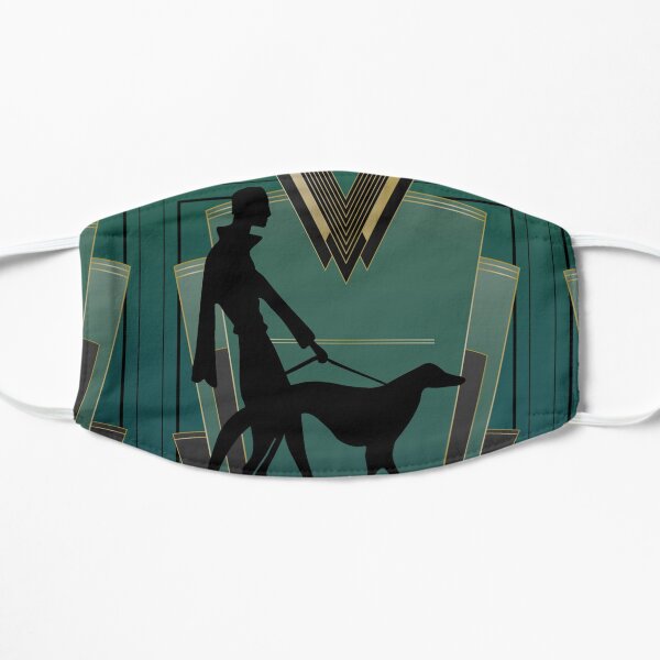 Art Deco Icon Flat Mask