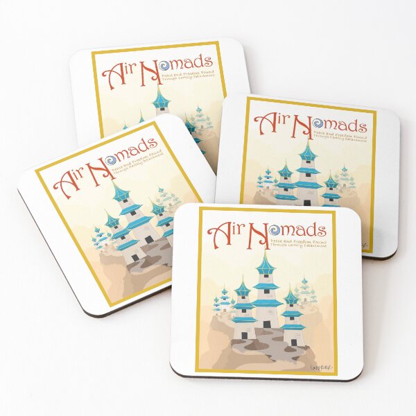 Item preview, Air Nomads Travel Poster designed and sold by cass-ketch.