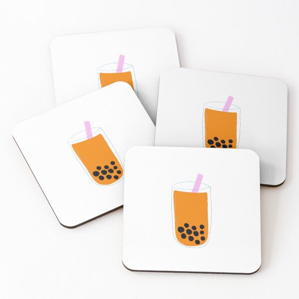 Item preview, orange boba ||| whatthemichelle  designed and sold by whatthemichelle.