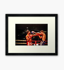Fight Night Framed Print