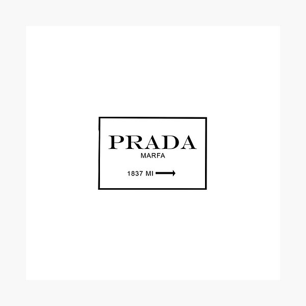 Prada sign Photographic Print