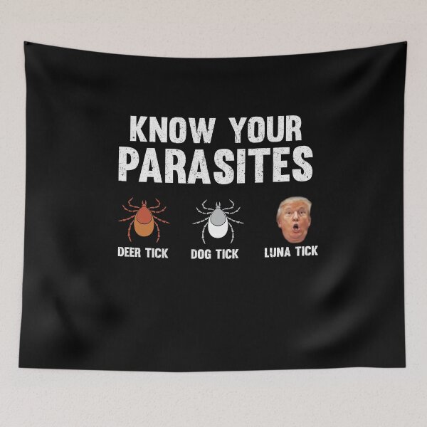 Item preview, know your parasites - Funny luna Tick Trump designed and sold by thegoodplan.