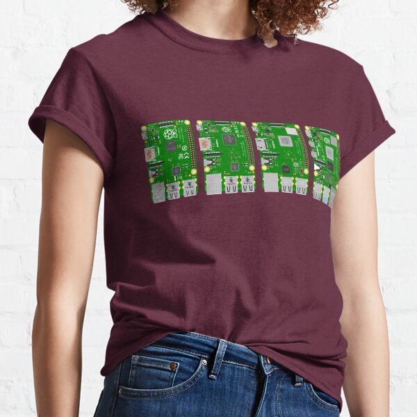 Raspberry Pi Evolution 1, 2, 3, 4 Classic T-Shirt