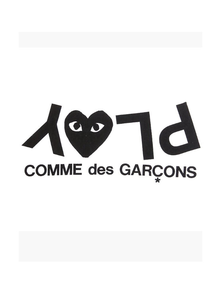 comme des garcons sticker