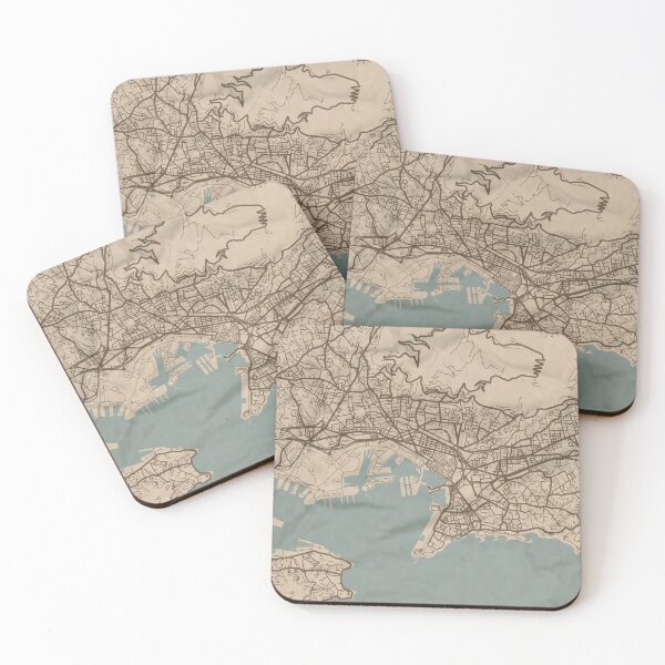 Item preview, Toulon Sepia Map designed and sold by CPTVDesign.