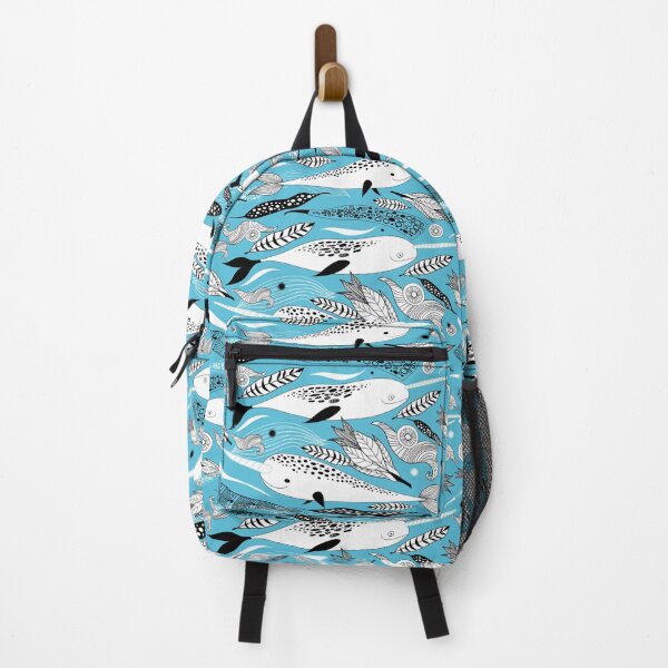 Item preview, Narwhals In Blue designed and sold by Pink Pineapple Works.