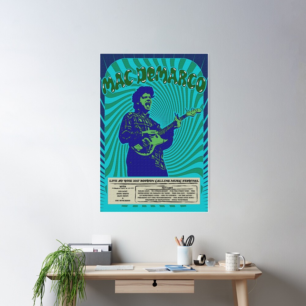 Mac DeMarco Psychedelic Poster Poster