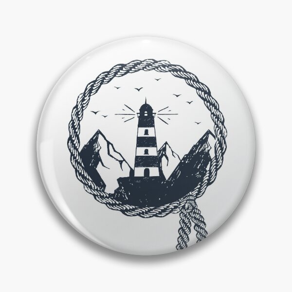 Item preview, Lighthouse. Mountains. Nautical. Inspirational Creative Illustration. designed and sold by Sloth Astronaut.