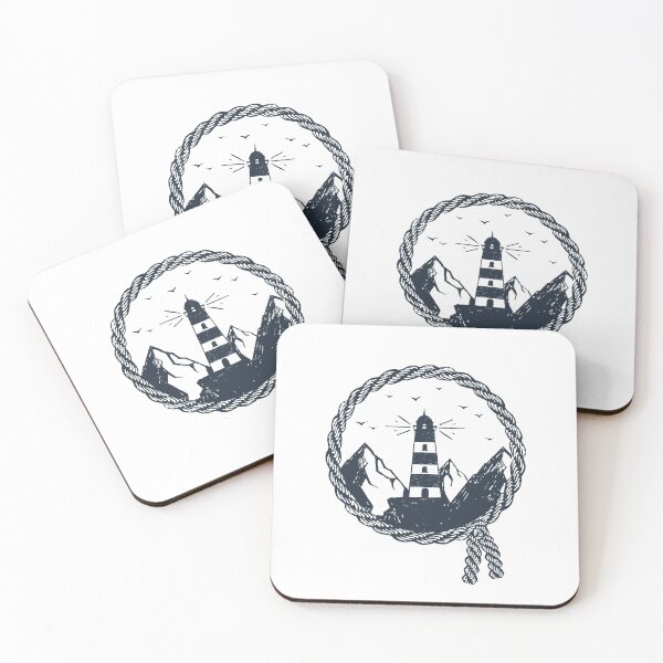 Item preview, Lighthouse. Mountains. Nautical. Inspirational Creative Illustration. designed and sold by Sloth Astronaut.