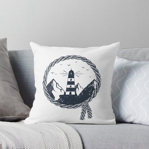 Item preview, Lighthouse. Mountains. Nautical. Inspirational Creative Illustration. designed and sold by Sloth Astronaut.