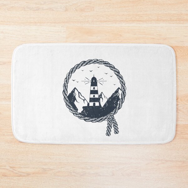 Item preview, Lighthouse. Mountains. Nautical. Inspirational Creative Illustration. designed and sold by Sloth Astronaut.