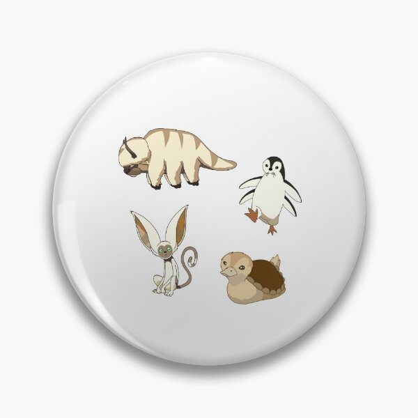 Item preview, Avatar Animals Sticker Pack designed and sold by silverabbyy.