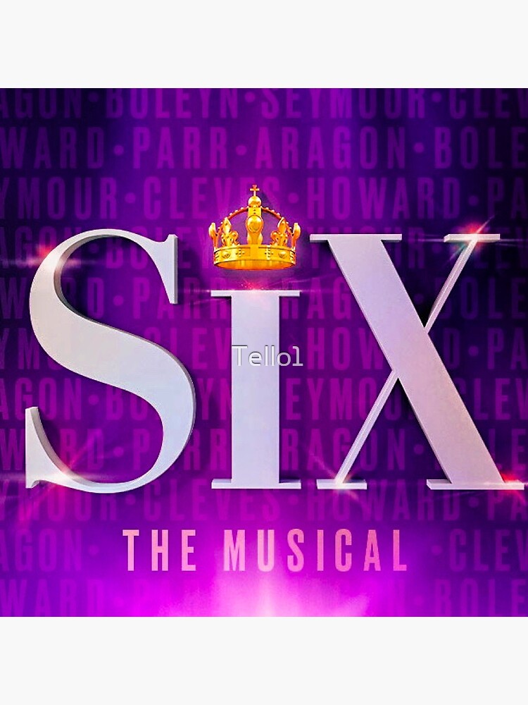 Thumbnail 3 of 3, Poster, Six The Musical Names Poster designed and sold by Tello1.