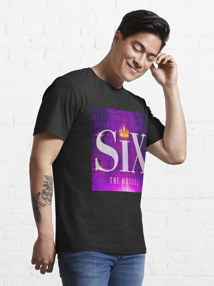 Six the Musical Merch Helvetica Names Shirt