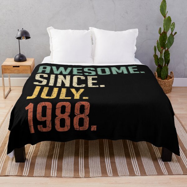 Item preview, Impresionante desde julio de 1988 32.o regalo de cumpleaños 32 años Vintage julio de 1988 designed and sold by Takatv.