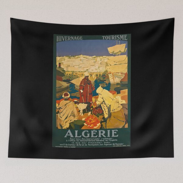 Item preview, Algerie vintage travel poster designed and sold by stickart-marek.
