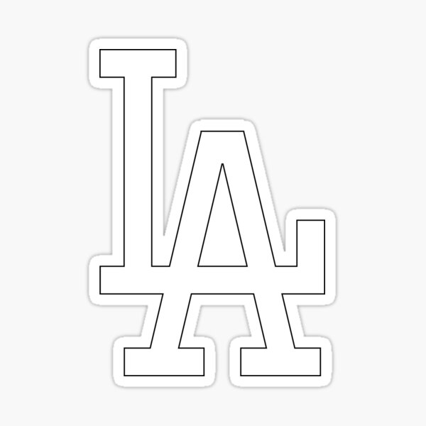 La Logo Coloring Page