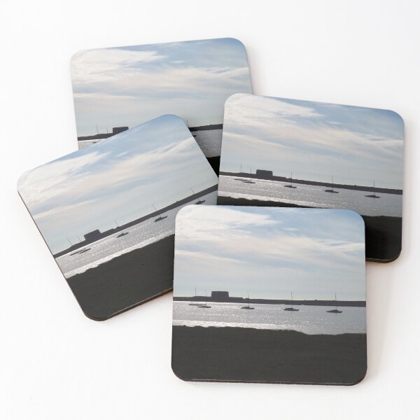 Item preview, Skyscape, Silhouetted Boats and Martello Tower CC designed and sold by wiggyofipswich.