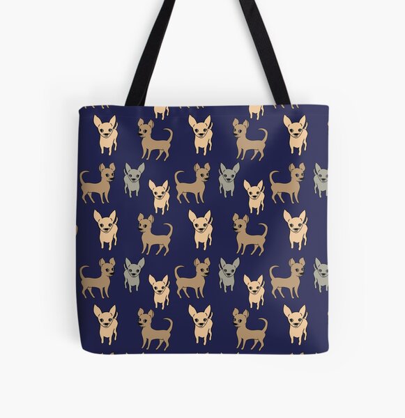 Artikel-Vorschau von Chihuahua Chihuahuas - Marineblau, designt und verkauft von LittleBettyMakes.