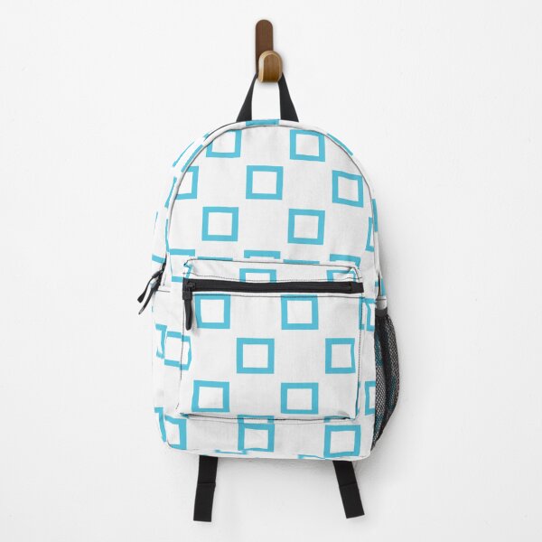 Item preview, Cheerful Light Blue White Square Pattern designed and sold by majeed10.