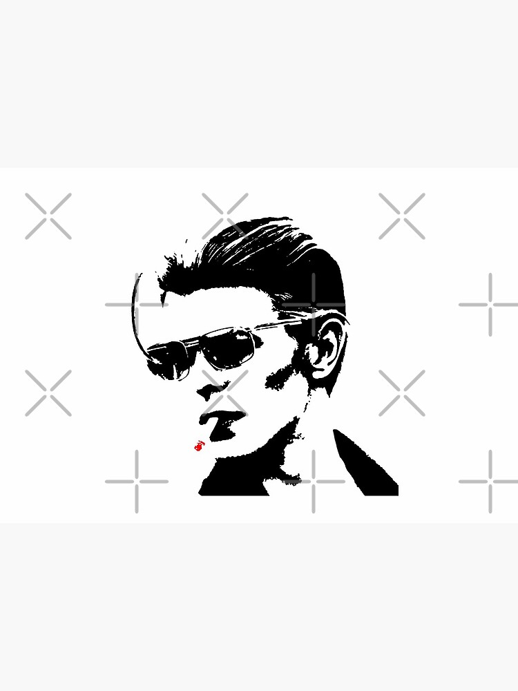 David Bowie silhouette fire by jack-OC