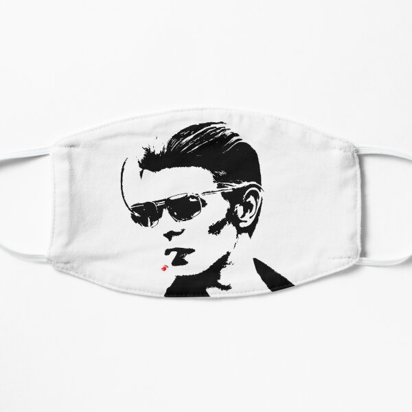 David Bowie silhouette fire Mask