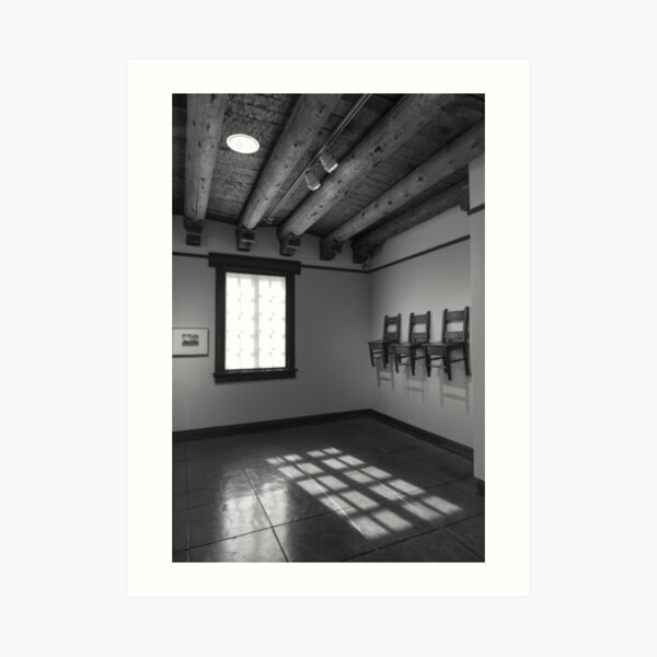 Chairs on the Wall Art Print
