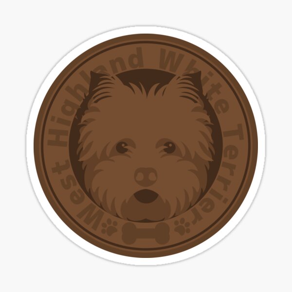 West Highland White Terrier Westie Sticker