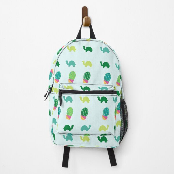 Item preview, Sulcata Tortoise Turtle Pattern with Cactus designed and sold by TeamManja.