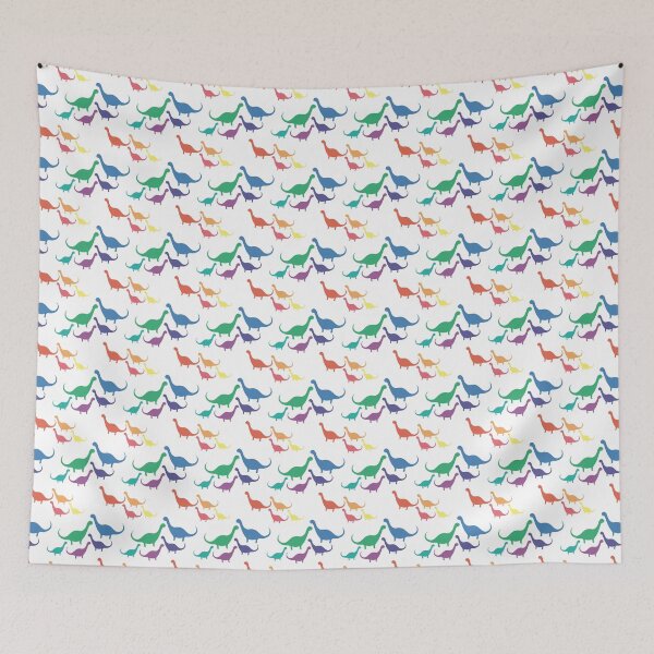 Item preview, Rainbow brontosaurus designed and sold by LittleBettyMakes.