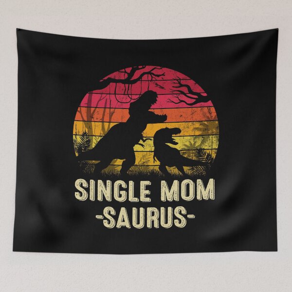 Item preview, Womens Mother's Day Singlemom Saurus Rex Funny Dinosaur Gift designed and sold by mynotn.