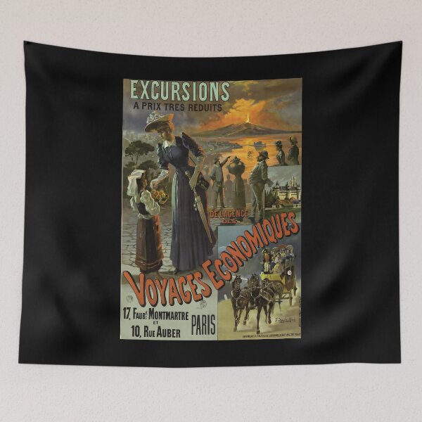 Item preview, Voyages Economiques vintage travel poster designed and sold by stickart-marek.