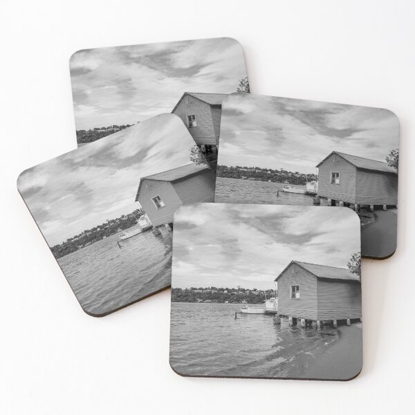 Item preview, Beach Shack in Black & White designed and sold by ianaltman.