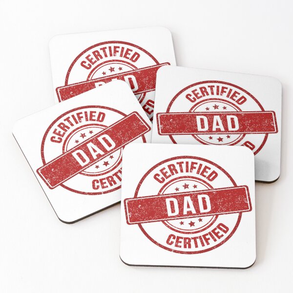 Item preview, Certified Dad, Funny Gift For Dad designed and sold by DinoSpirit.