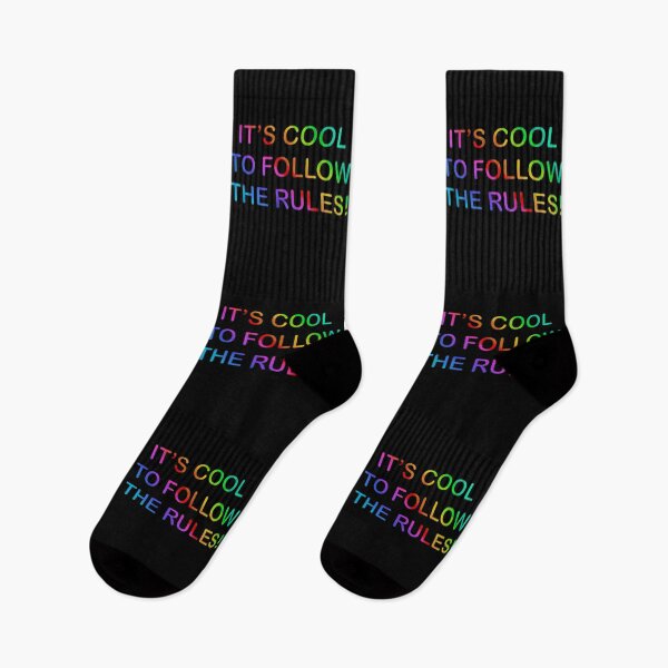 Item preview, It’s Cool To Follow The Rules! (text version) designed and sold by SubtleSplit.