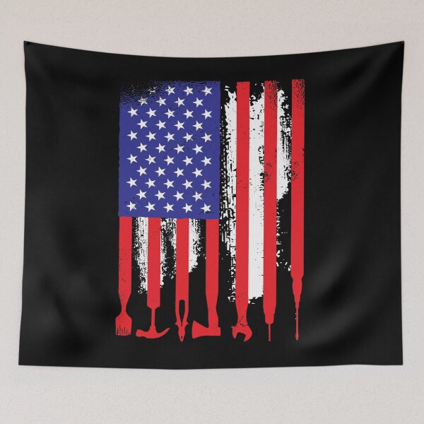 Item preview, Carpenter American Flag Union Carpenter USA Flag Tools designed and sold by T-Junkie.
