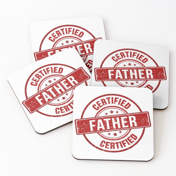 Item preview, Certified Father, Funny Gift For Father designed and sold by DinoSpirit.