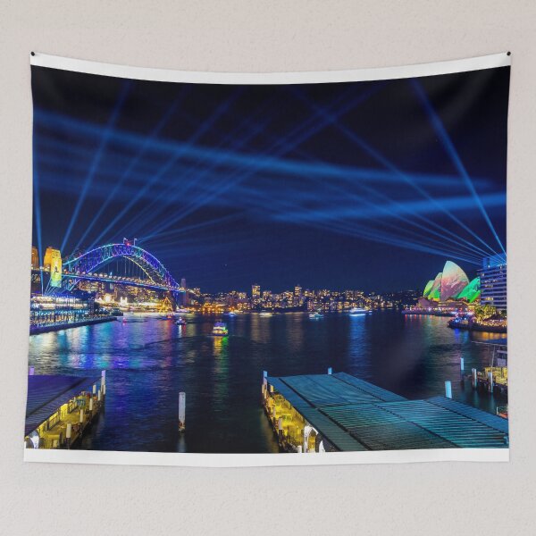 Item preview, Sydney Harbour Vivid 2019 designed and sold by ianaltman.