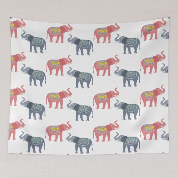 Item preview, Two Elephants designed and sold by PaintingbyAgnes.