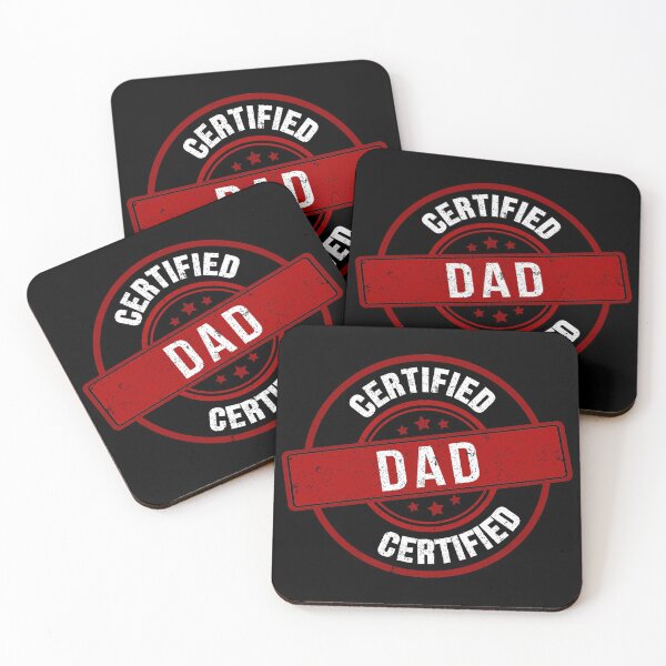 Item preview, Certified Dad, Funny Gift For Dad designed and sold by DinoSpirit.