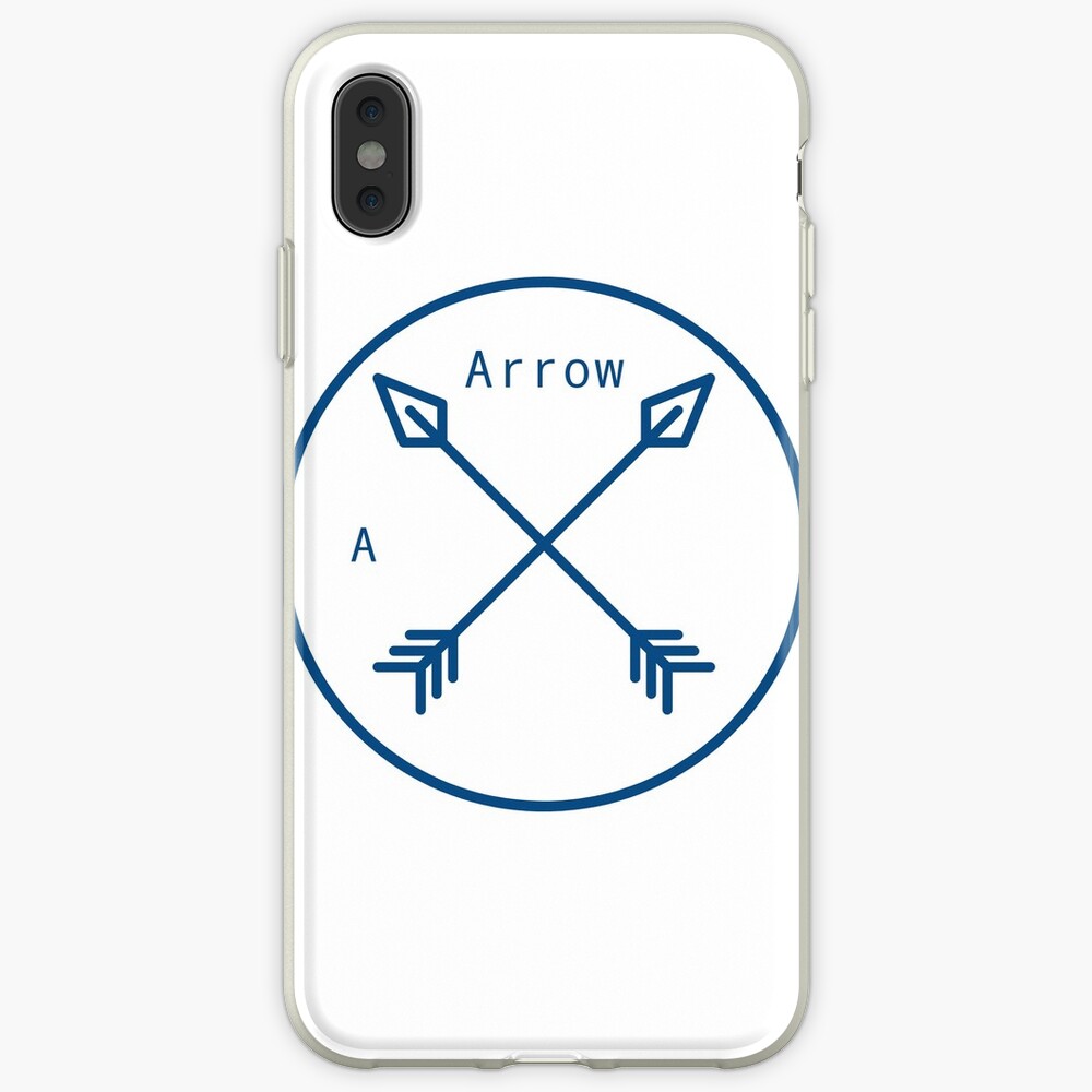 "BLUE ARROW ARROWMARK A" iPhone Case & Cover by Orion369 Redbubble